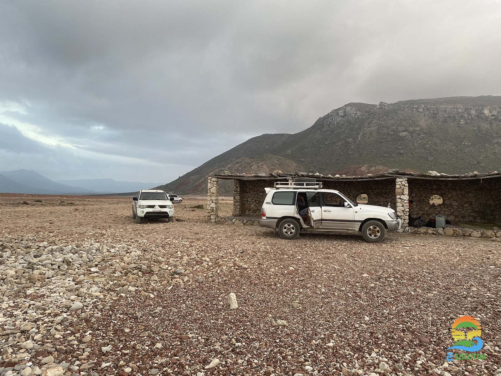 Camping at area, Dihamri Marine Protected Area, Socotra Island