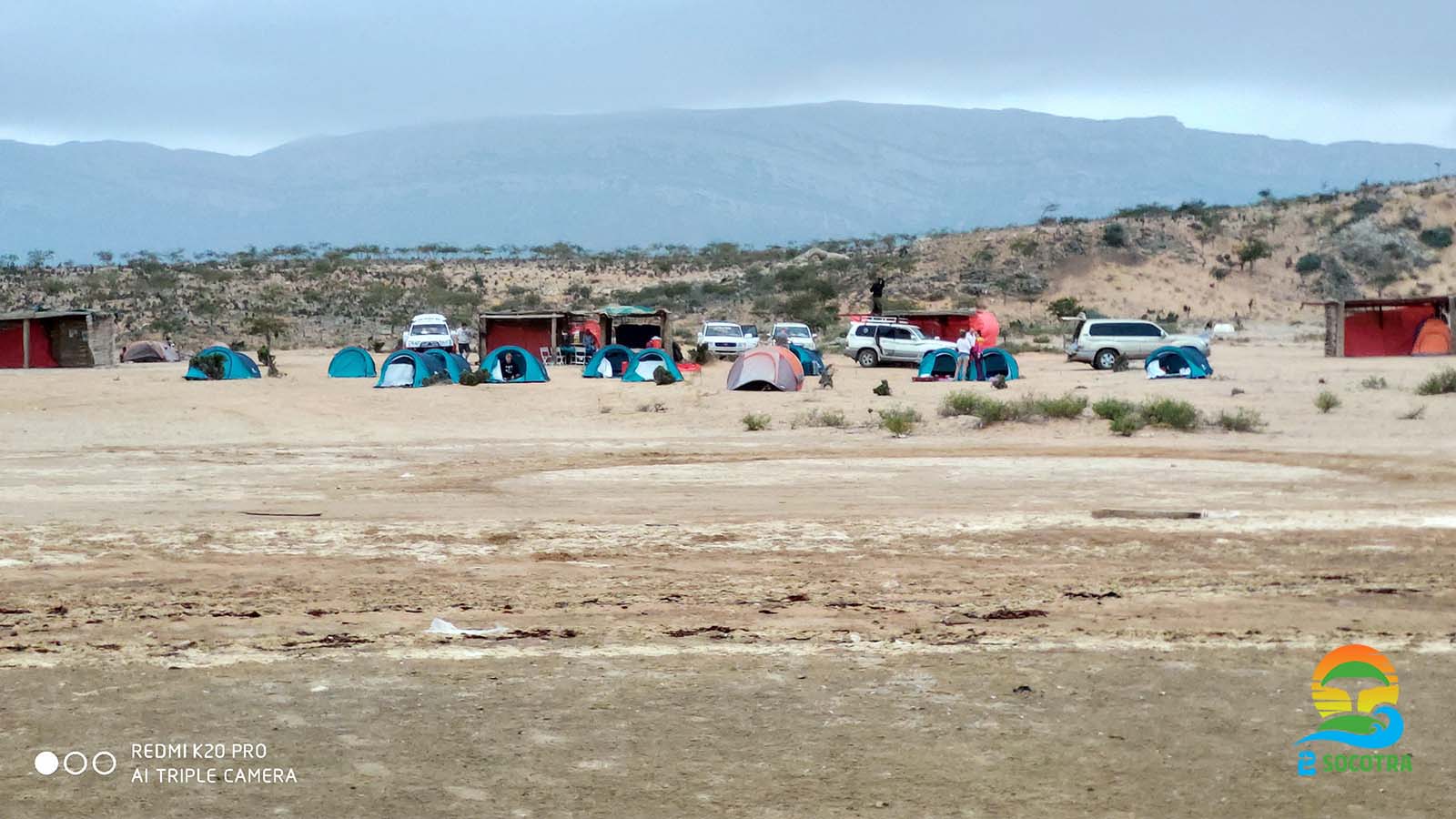 Camping Detwah Lagon lake , Qulensya قلنسية Qulansiya or Qalansiyah or Qalansia Socotra Island