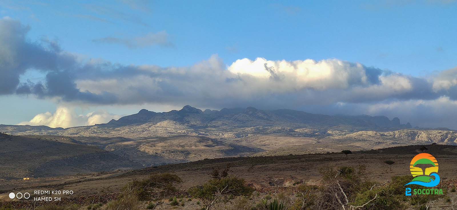 View from Diksam plateau, Socotra Island