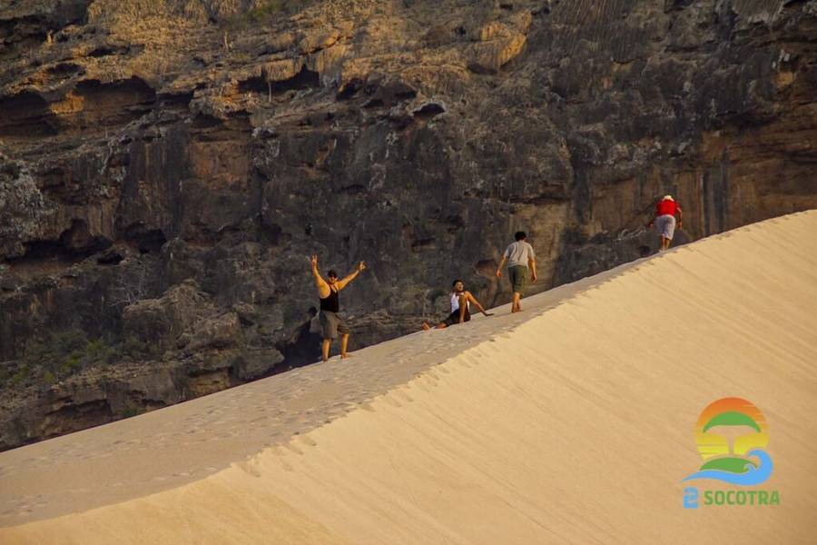 Mountain from Mars, sand dune , Delisha, Socotra Island