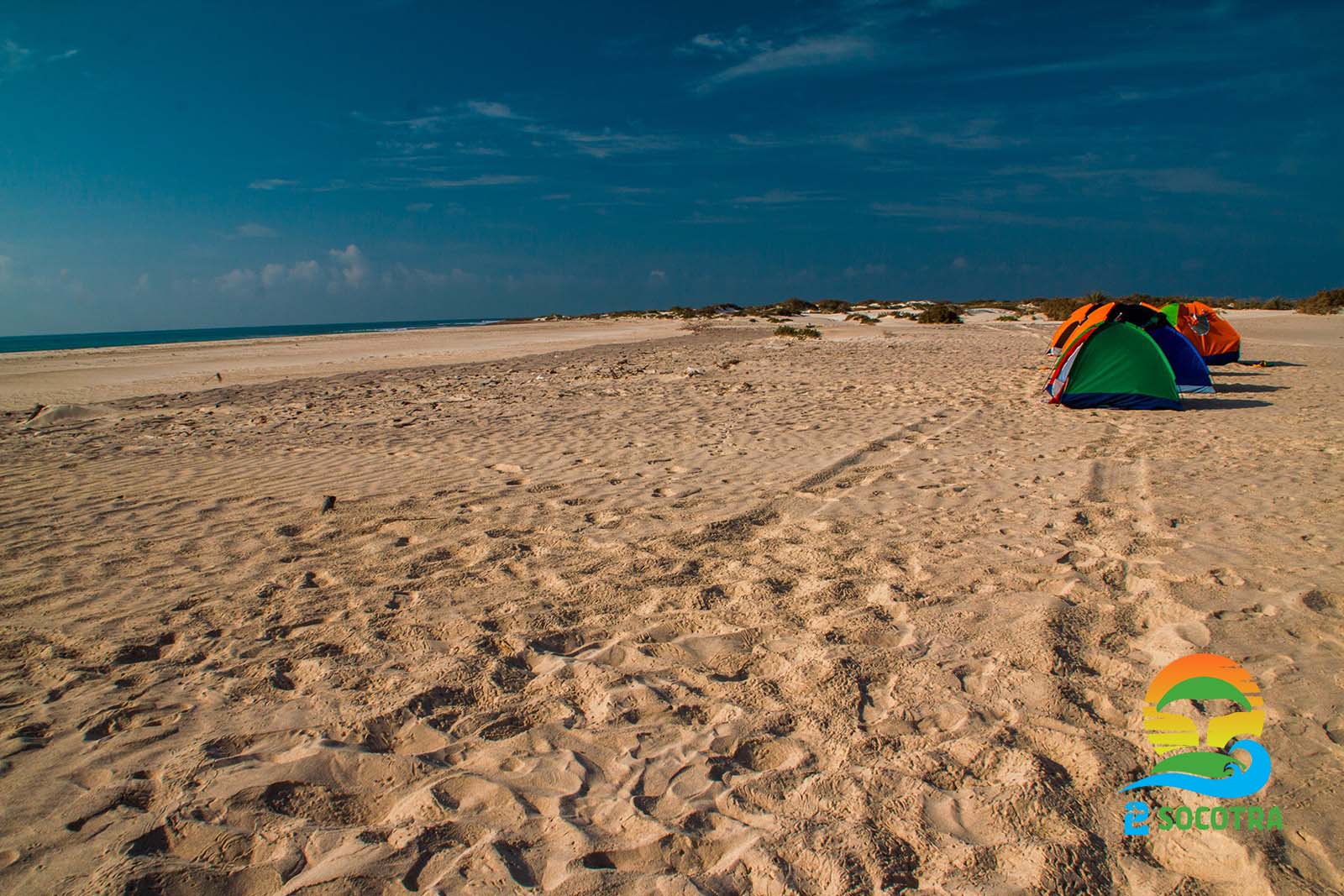 Camping at Amak Beach , Noged, Socotra Island, Omek Beach