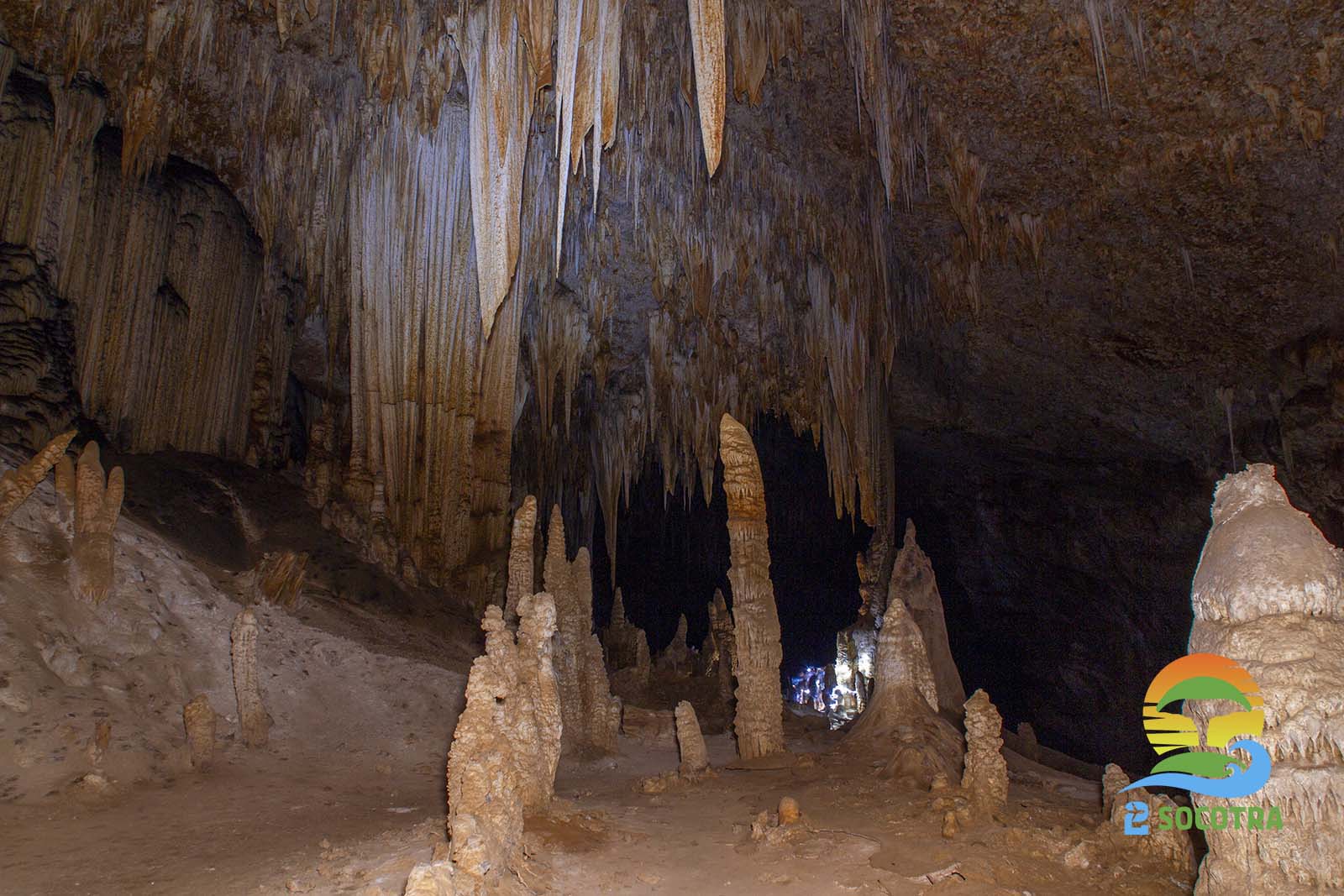 Hoq Cave crystalline formations , Socotra Island